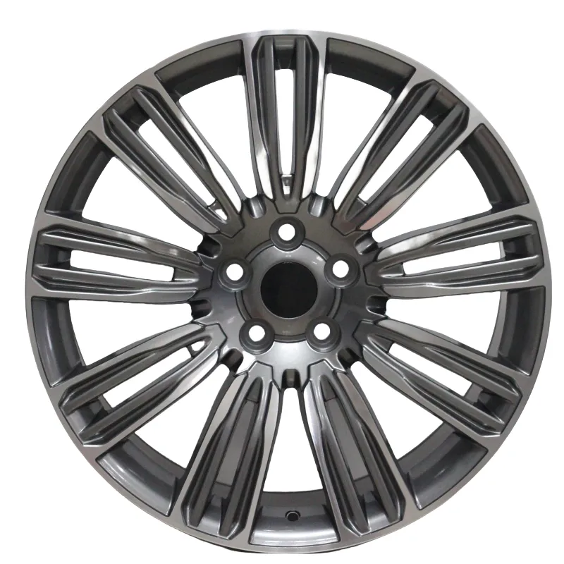 20-22 Inch Black Aluminum Wheel 5x108/5x120 — 20–22"  ·  5x108  ·  cast