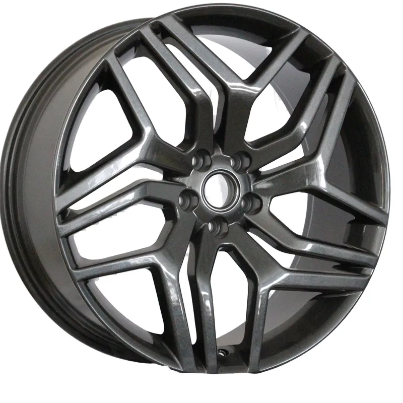 Five Spoke Black Aluminum Wheel 20 Inch — 20"  ·  5x108  ·  cast