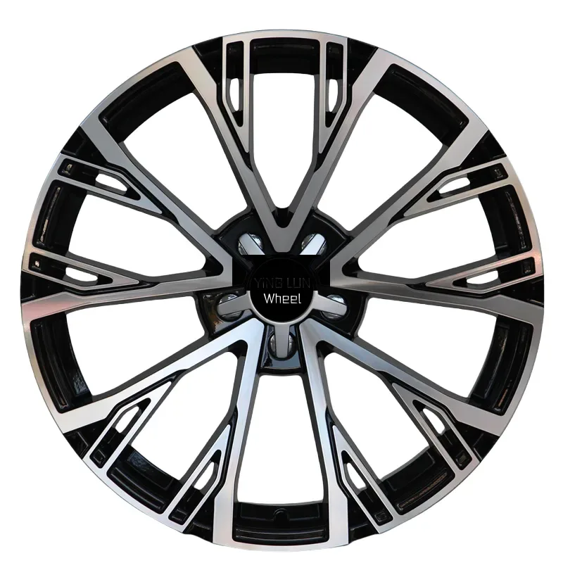 Five Spoke Black Alloy Wheel 19-20 Inch 5x112 — 19–20"  ·  5x112  ·  cast