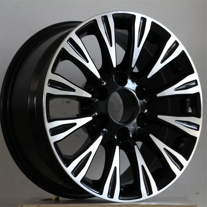 Five Spoke Black Aluminum Wheel 17-18 Inch — 17–18"  ·  5x114.3  ·  cast