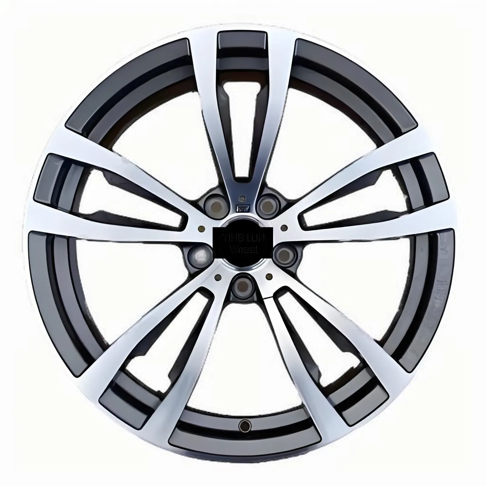20 Inch Five Spoke Aluminum Wheels 5x120 — 20"  ·  5x120  ·  cast
